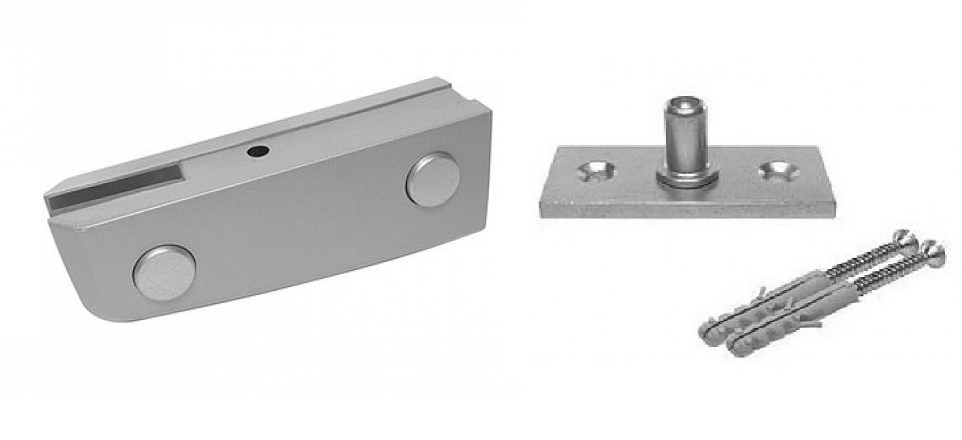 Dobradiça Kit AL 1101A - Dobradiça Superior Mais  Pino de Fixação  AL 1013A  
