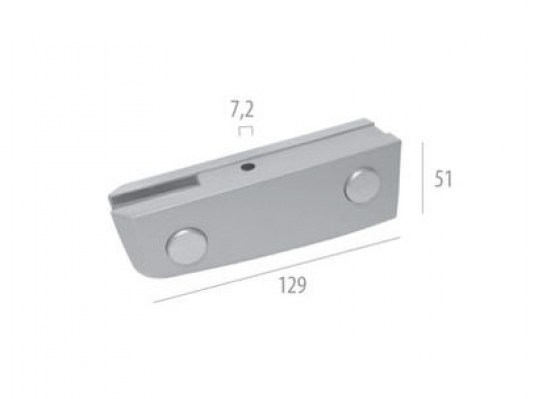 Dobradiça Kit AL 1101A - Dobradiça Superior Mais  Pino de Fixação  AL 1013A  
