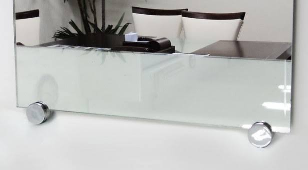 Espelho de Cristal 1,00m x 0,80cm x 4mm – com botão Frances para instalação