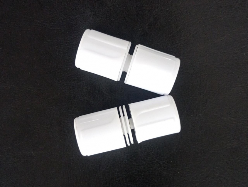 Puxador de Box de Banheiro Branco